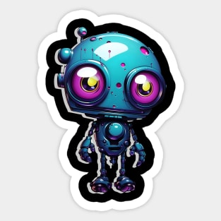 Robot Futuristic to Play Sticker